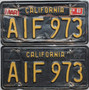 1963 California license plates