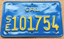 California  Special Equipment SE License Plate - Restored Steel