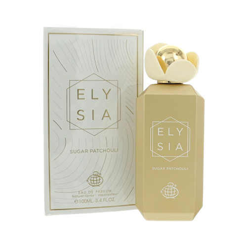 Elysia Sugar Patchouli by Fragrance World - 3.4 oz Eau De Parfum Spray bottle for Women