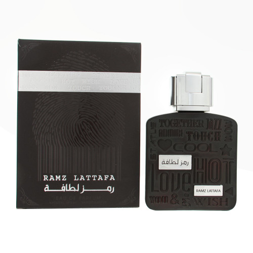 Ramz Silver by Lattafa - 3.4 oz Eau De Parfum Spray bottle for Men