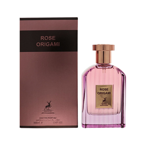 Lattafa Rose Origami by Lattafa - 3.4 oz Eau De Parfum Spray bottle for Women