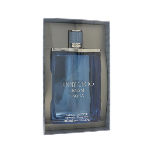 Jimmy Choo Man Aqua by Jimmy Choo Box for Men 6.7 Oz Eau De Toilette Spray