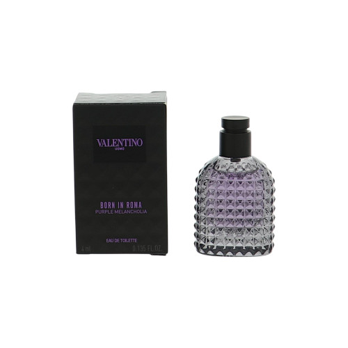 Born In Roma Purple Melancholia by Valentino - 0.135 oz Eau De Toilette Splash bottle for Men