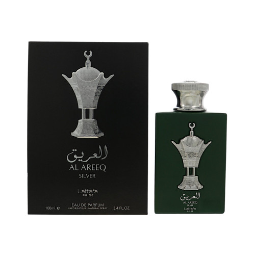 Al Areeq Silver by Lattafa Box for Men 3.4 Oz Eau De Parfum Spray