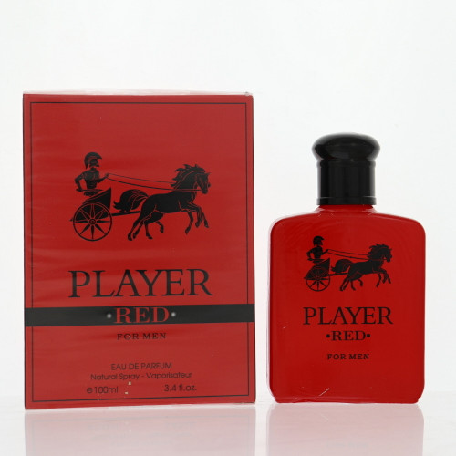 Player Red by Fragrance Couture Box for Men 3.4 Oz Eau De Parfum Spray