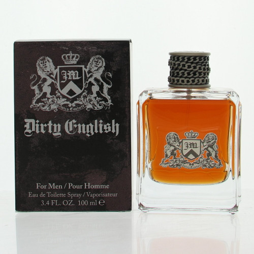 Dirty English by Juicy Couture Box for Men 3.4 Oz Eau De Toilette Spray
