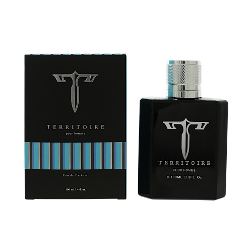 Territoire Blue by Yzy Perfume Box for Men 3.4 Oz Eau De Parfum Spray