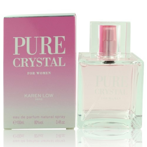 Pure Crystal by Karen Low Box for Women 3.4 Oz Eau De Parfum Spray