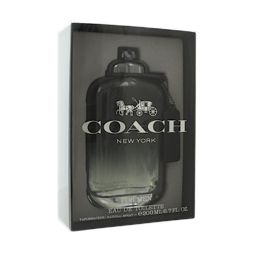 Coach New York by Coach Box for Men 6.7 Oz Eau De Toilette Spray