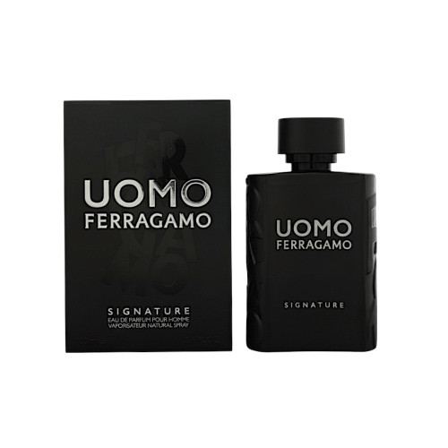 Uomo Signature by Salvatore Ferragamo Box for Men 3.4 Oz Eau De Parfum Spray
