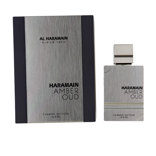 Amber Oud Carbon Edition by Al Haramain Box for Men 3.33 Oz Eau De Parfum Spray