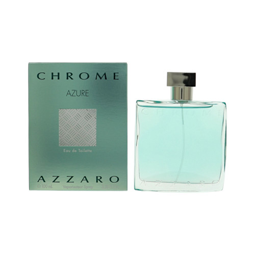 Chrome Azure by Azzaro Box for Men 3.38 Oz Eau De Toilette Spray