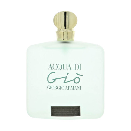 Acqua Di Gio by Giorgio Armani Tester for Women 3.4 Oz Eau De Toilette Spray