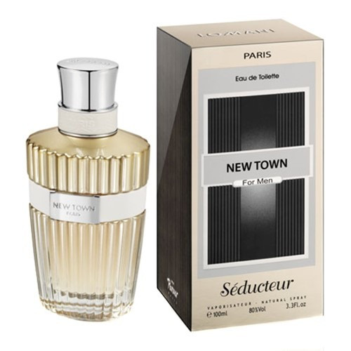 New Town Seducteur by Lomani Box for Men 3.3 Oz Eau De Toilette Spray