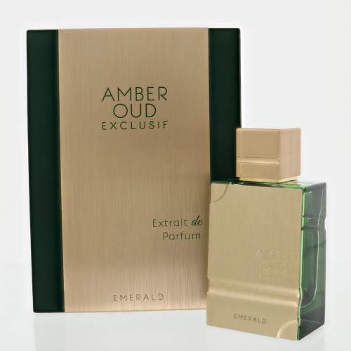 Amber Oud Exclusif Emerald by Al Haramain Box for Men 2 Oz Eau De Parfum Spray
