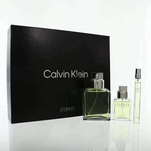 Eternity by Calvin Klein Gift Set for Men 3.3 Oz Eau De Toilette Spray