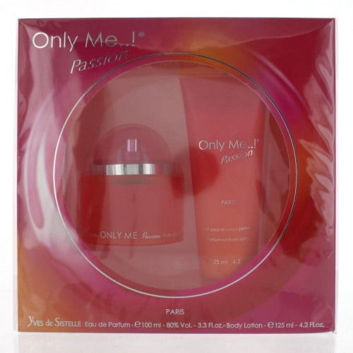 Only Me Passion by Yves De Sistelle Gift Set for Women 2 Piece Gift Set - 3.3 Oz Eau De Toilette Spray