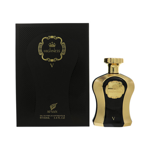Highness V Black by Afnan Box for Women 3.4 Oz Eau De Parfum Spray