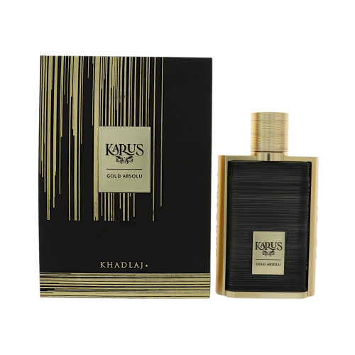 Karus Gold Absolu by Khadlaj Box for Women 3.4 Oz Extrait De Parfum Spray