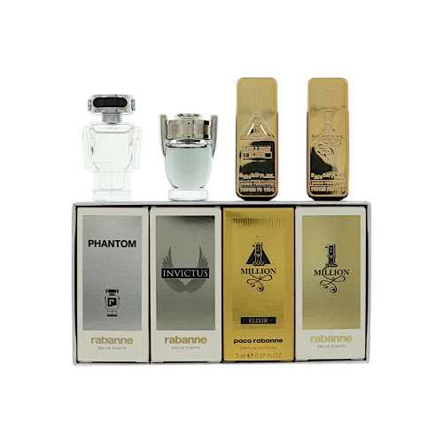 Paco Rabanne Mini Variety by Paco Rabanne - 4 Piece Set bottle for Men