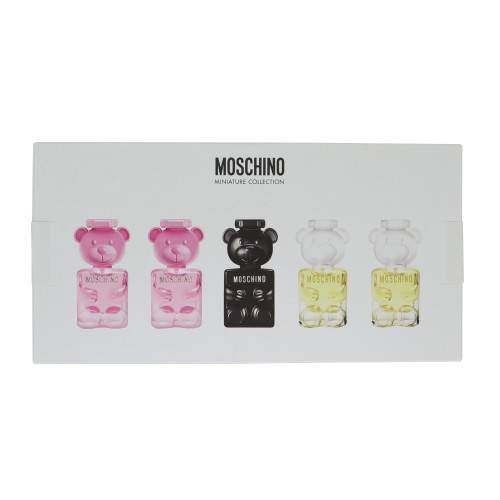 Moschino Variety Set by Moschino Gift Set for Women 5 Piece Gift Set - 0.17 Oz Eau De Parfum Spray