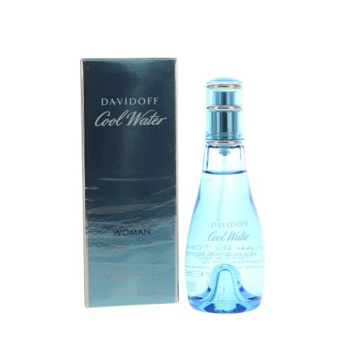 Cool Water by Davidoff Box for Women 1.7 Oz Eau De Toilette Spray