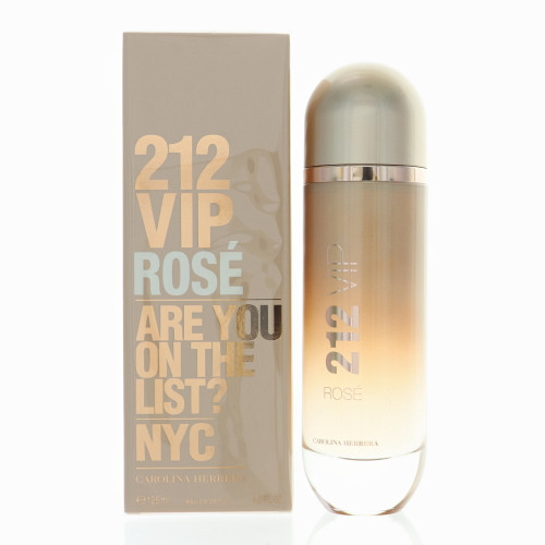 212 Vip Rose by Carolina Herrera Box for Women 4.2 Oz Eau De Parfum Spray