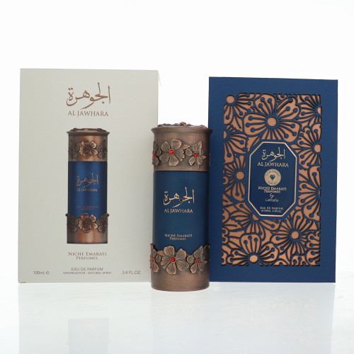 Niche Emarati Al Jawhara by Lattafa Box for Men 3.4 Oz Eau De Parfum Spray