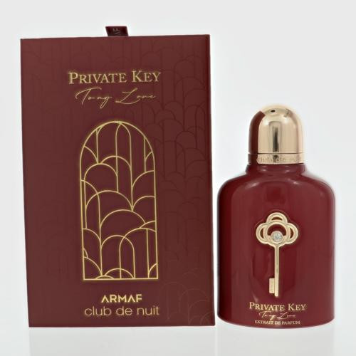 Club De Nuit Private Key To My Love by Armaf Box for Men 3.4 Oz Extrait De Parfum Spray