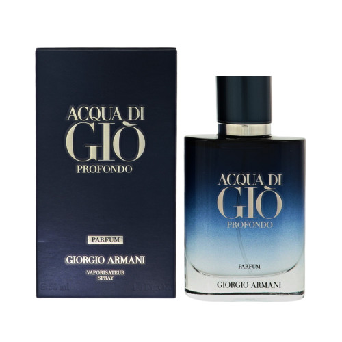 Acqua Di Gio Profondo by Giorgio Armani Box for Men 1.6 Oz Eau De Parfum Spray