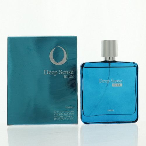 Deep Sense Blue by Prime Collections Box for Men 3.3 Oz Eau De Parfum Spray