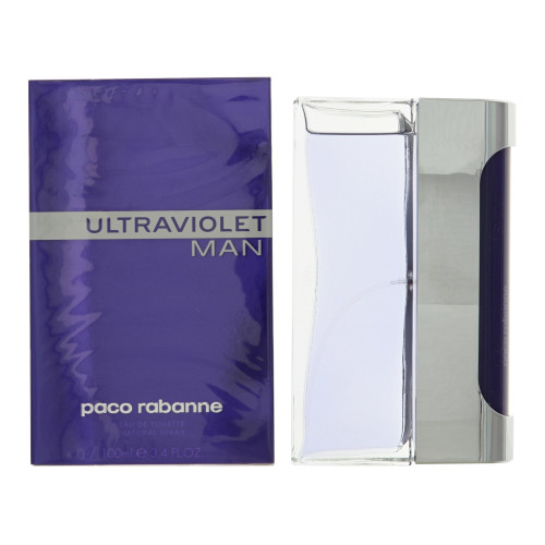 Ultraviolet by Paco Rabanne Box for Men 3.4 Oz Eau De Toilette Spray Ultraviolet by Paco Rabanne Box for Men 3.4 Oz Eau De Toilette Spray