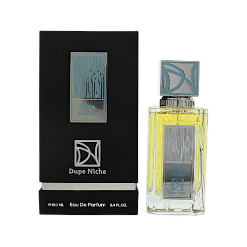 Blue Cedar by Dupe Niche Box for Unisex 3.4 Oz Eau De Parfum Spray