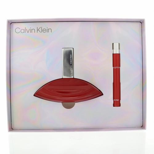 My Euphoria by Calvin Klein Gift Set for Women 2 Piece Set For Women: 3.3 Oz Eau De Parfum Spray, 0.33 Oz Eau De Parfum Spray
