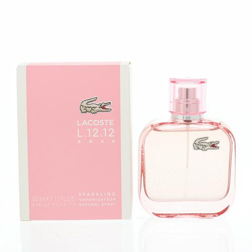 L.12.12 Rose by Lacoste Box for Women 1.7 Oz Eau De Toilette Spray