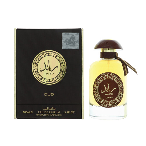 Ra'ed Oud by Lattafa - 3.4 oz Eau De Parfum Spray bottle for Men