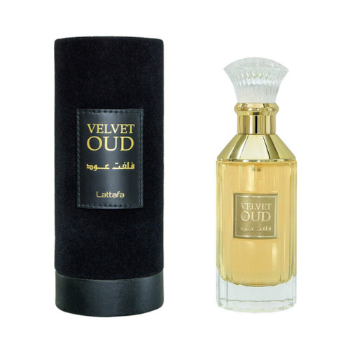 Velvet Oud by Lattafa Box for Men 3.4 Oz Eau De Parfum Spray