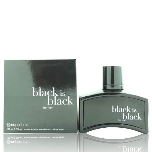 Black Is Black by Nuparfums Box for Men 3.3 Oz Eau De Toilette Spray