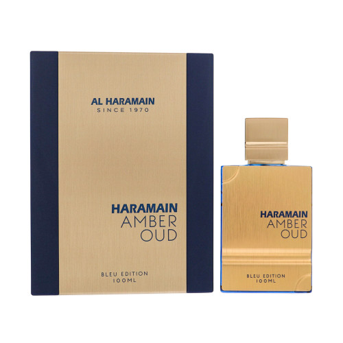 Amber Oud Bleu Edition by Al Haramain Box for Men 3.33 Oz Eau De Parfum Spray Amber Oud Bleu Edition by Al Haramain Box for Men 3.33 Oz Eau De Parfum Spray