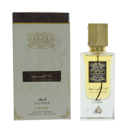 Ana Abiyedh Leather by Lattafa Box for Men 2.04 Oz Eau De Parfum Spray