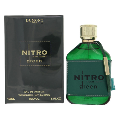 Nitro Green by Dumont Box for Men 3.4 Oz Eau De Parfum Spray