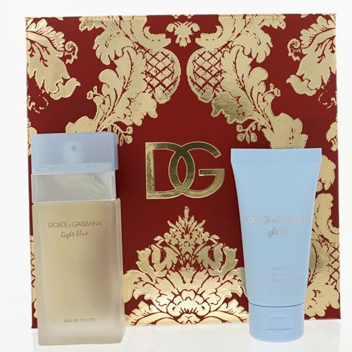 D & G Light Blue by Dolce & Gabbana Gift Set for Women 1.7 Oz Eau De Toilette Spray