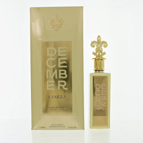 December Vanilla by Paris Corner Box for Women 2.9 Oz Eau De Parfum Spray