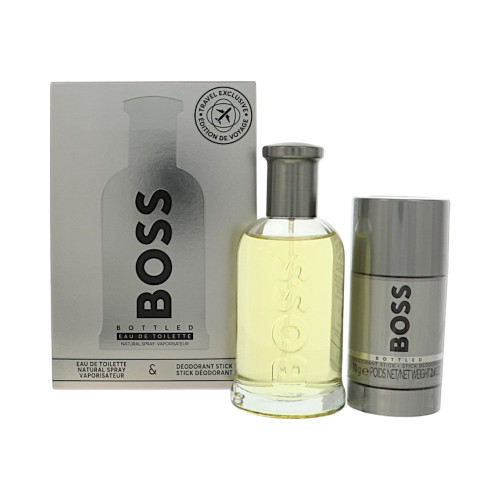 Boss #6 by Hugo Boss Gift Set for Men 2 Piece Set For Men: 3.3 Oz Eau De Toilette Spray, 2.4 Oz Deodorant Stick