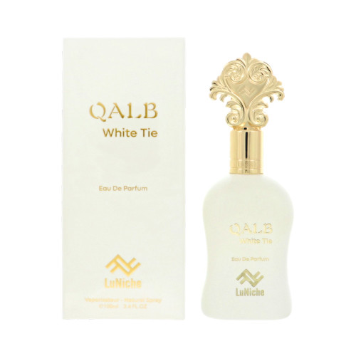 Qalb White Tie by Luniche Box for Unisex 3.4 Oz Eau De Parfum Spray