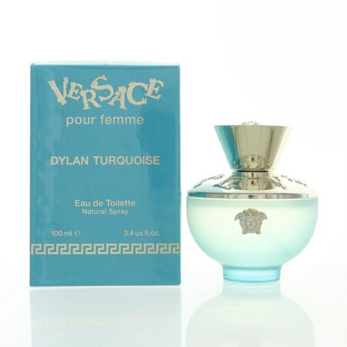 Dylan Turquoise by Versace Box for Women 3.4 Oz Eau De Toilette Spray