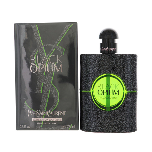 Black Opium Illicit Green by Yves Saint Laurent Box for Women 2.5 Oz Eau De Parfum Spray