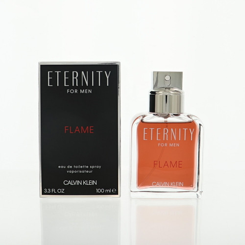 Eternity Flame by Calvin Klein Box for Men 3.4 Oz Eau De Toilette Spray