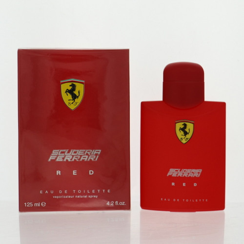 Scuderia Red by Ferrari Box for Men 4.2 Oz Eau De Toilette Spray