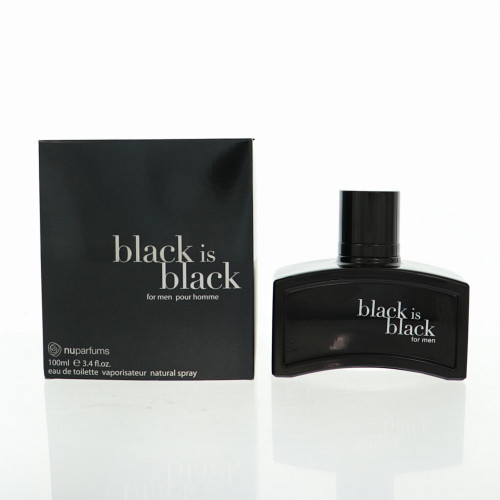 Black Is Black by Nuparfums Box for Men 3.4 Oz Eau De Toilette Spray